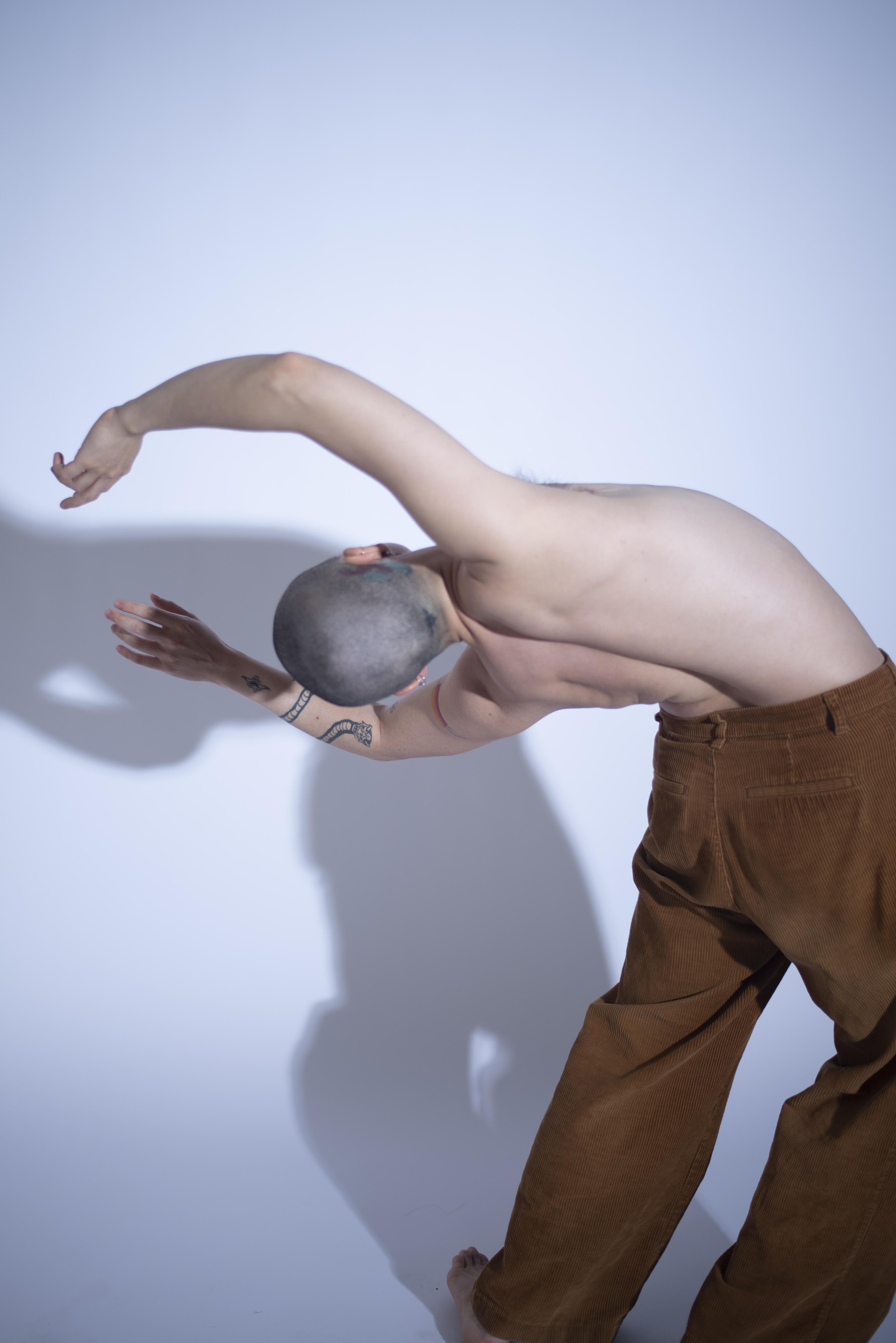 A performance still from post-op