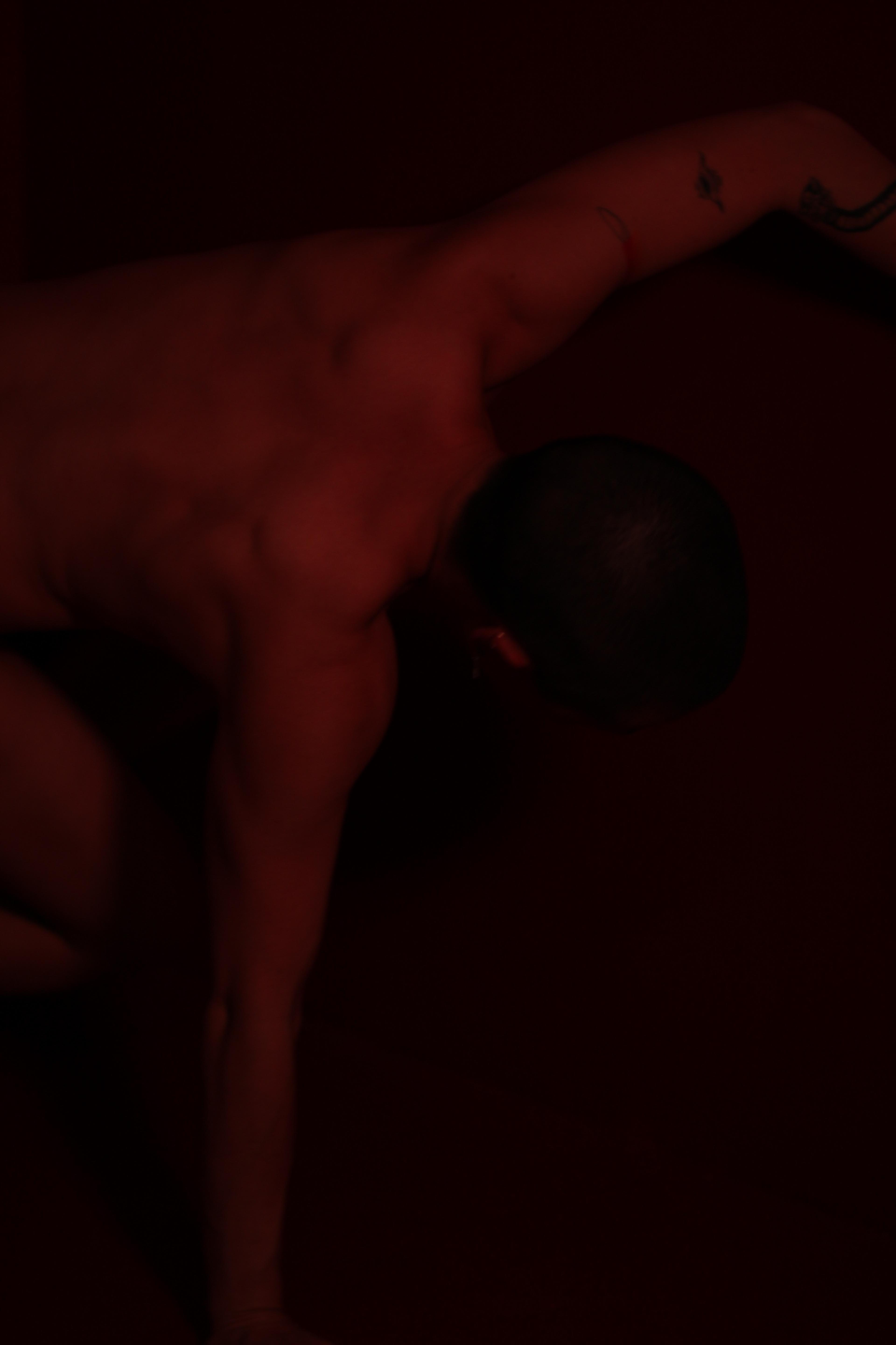 A performance still from red room