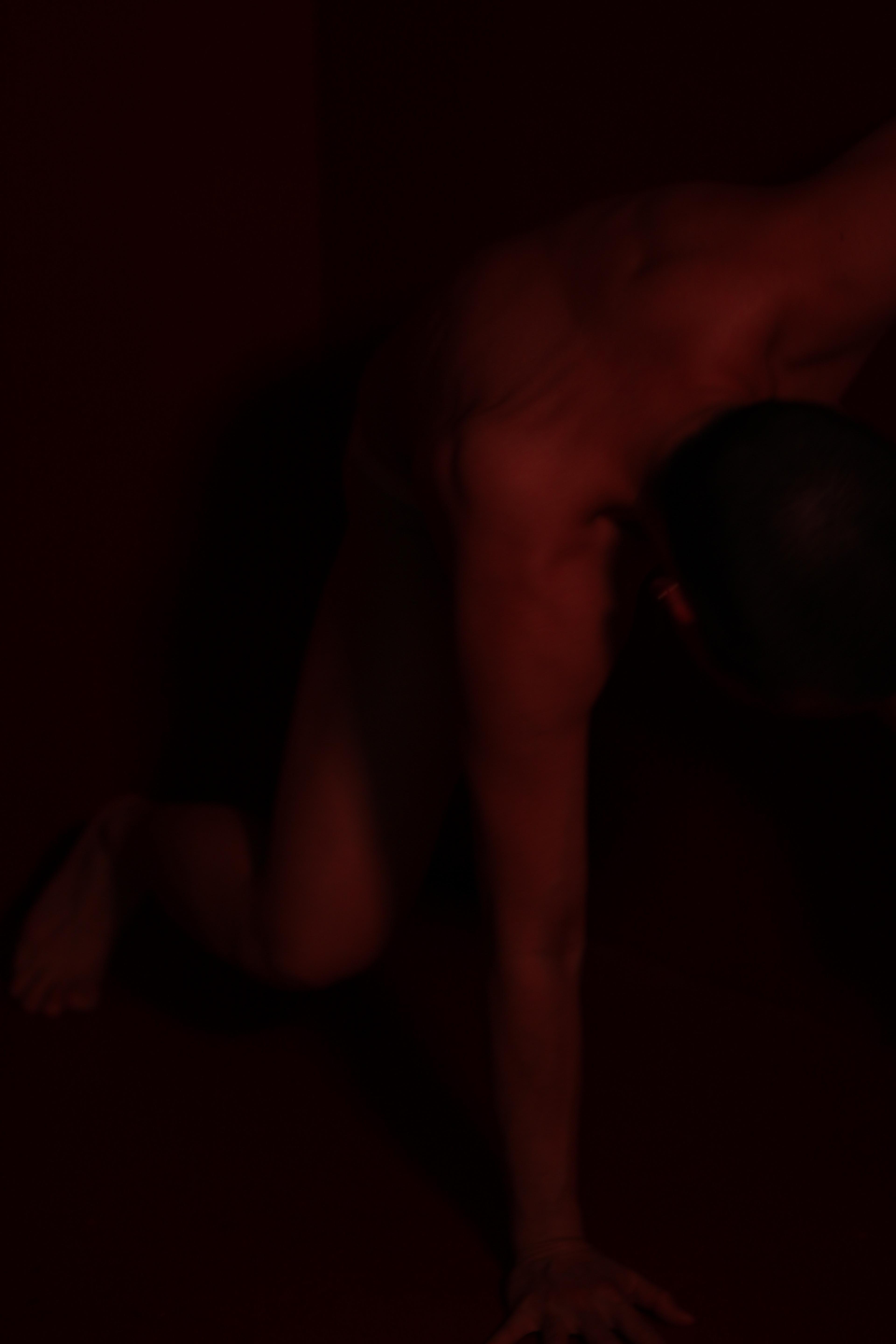 A performance still from red room