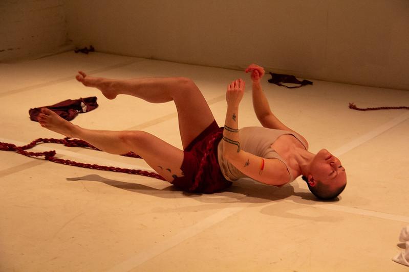 A performance still from MOMMA!