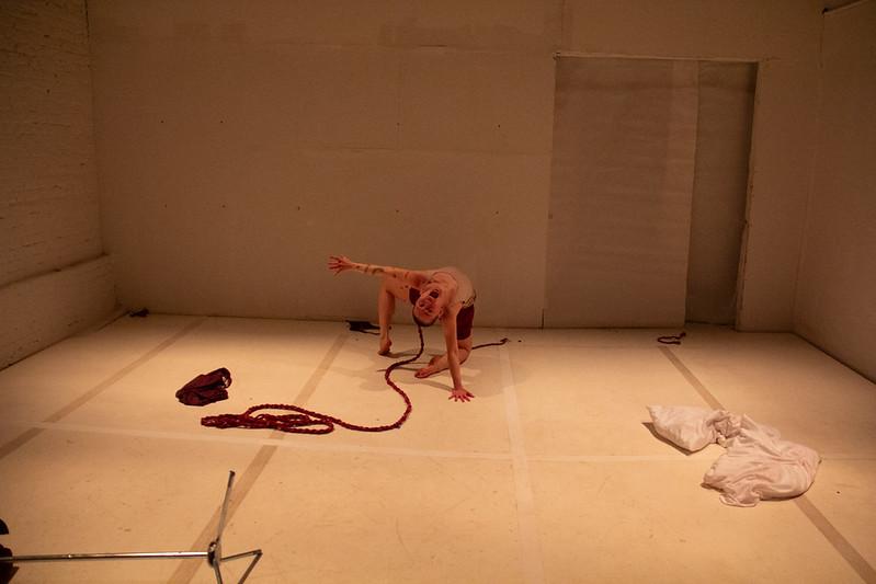 A performance still from MOMMA!
